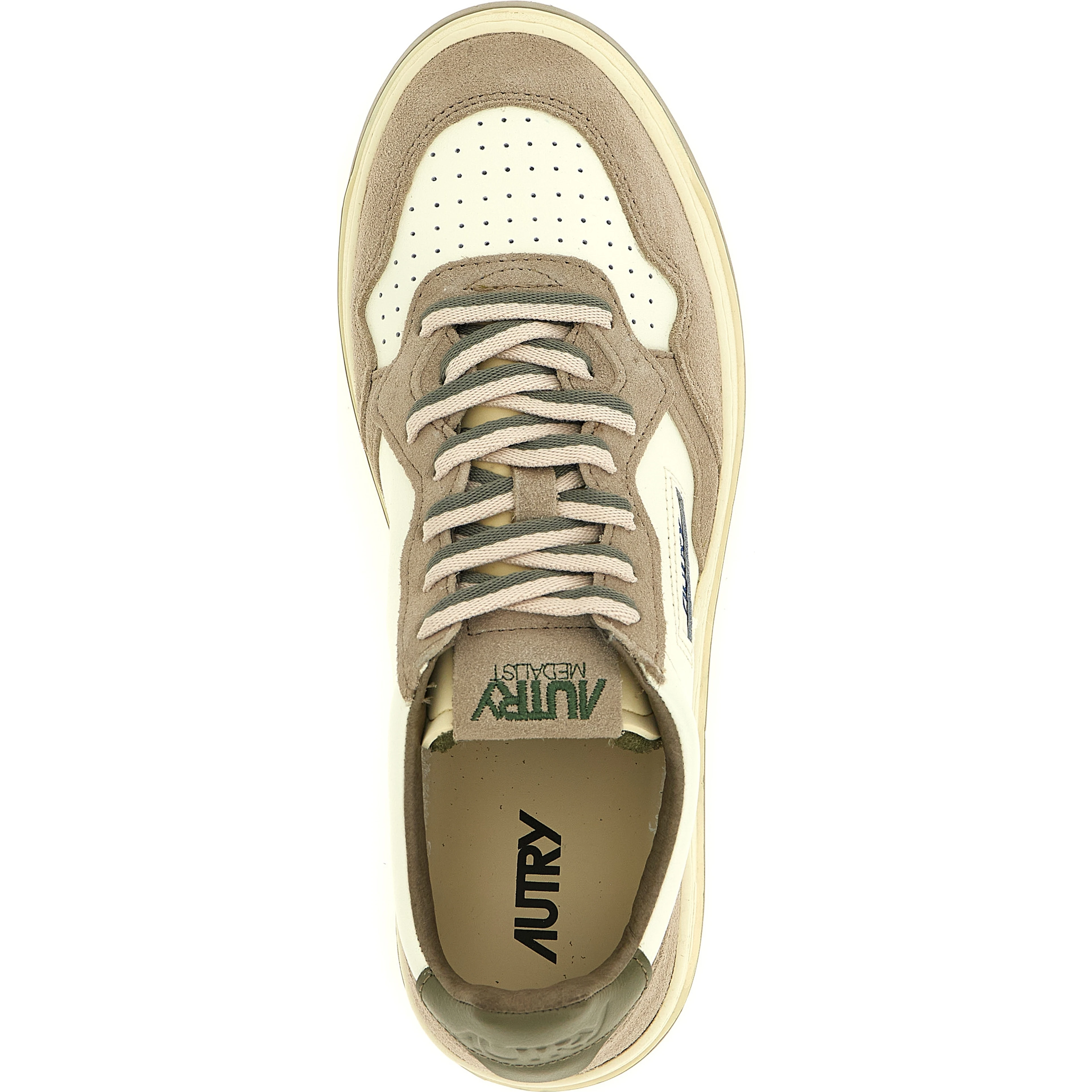 Multicolor Cowhide Athletic Sneakers