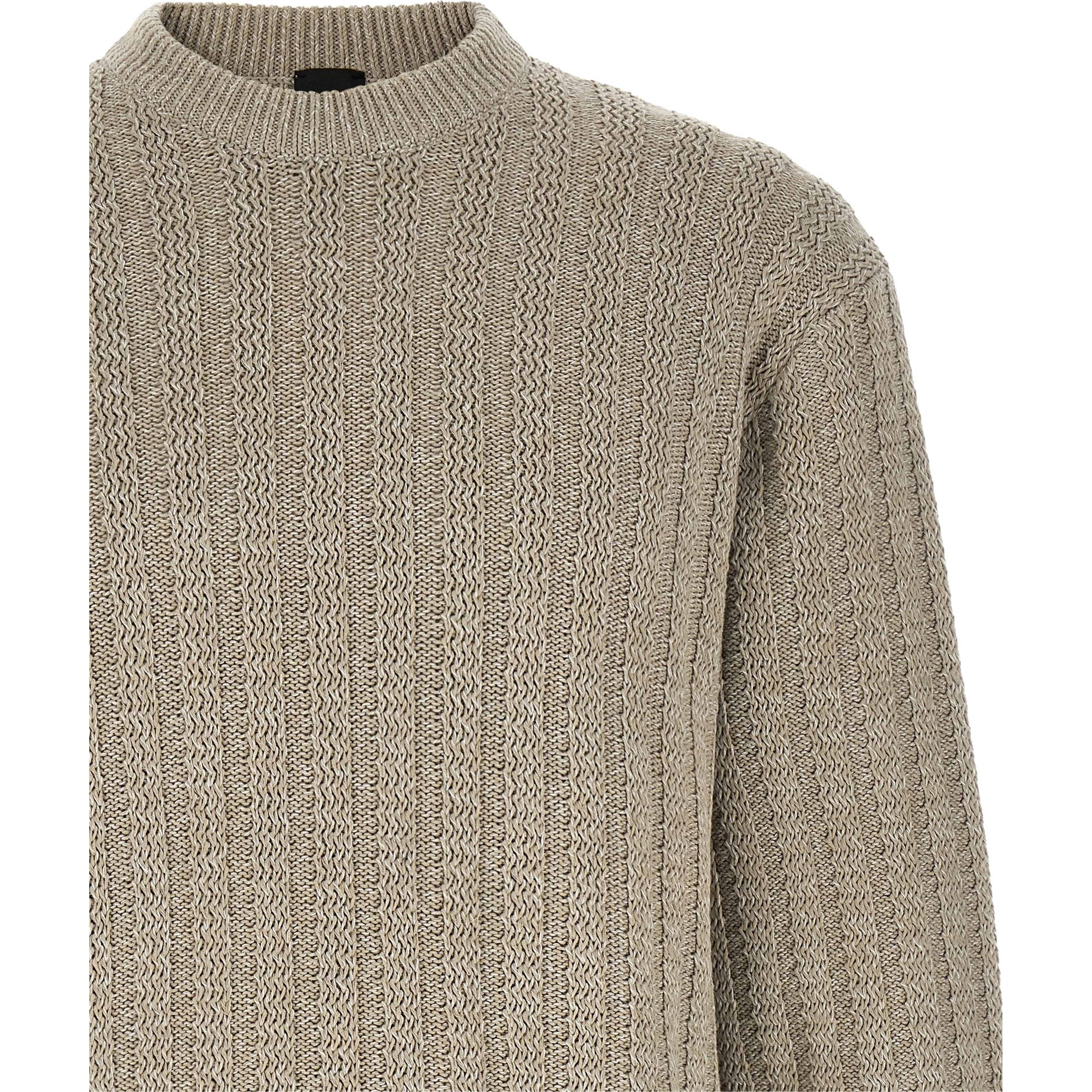 Beige Cotton Cardigan