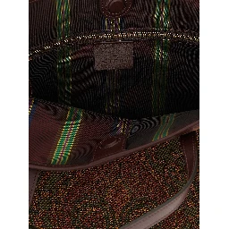 Multicolor Polyester Tote Bag