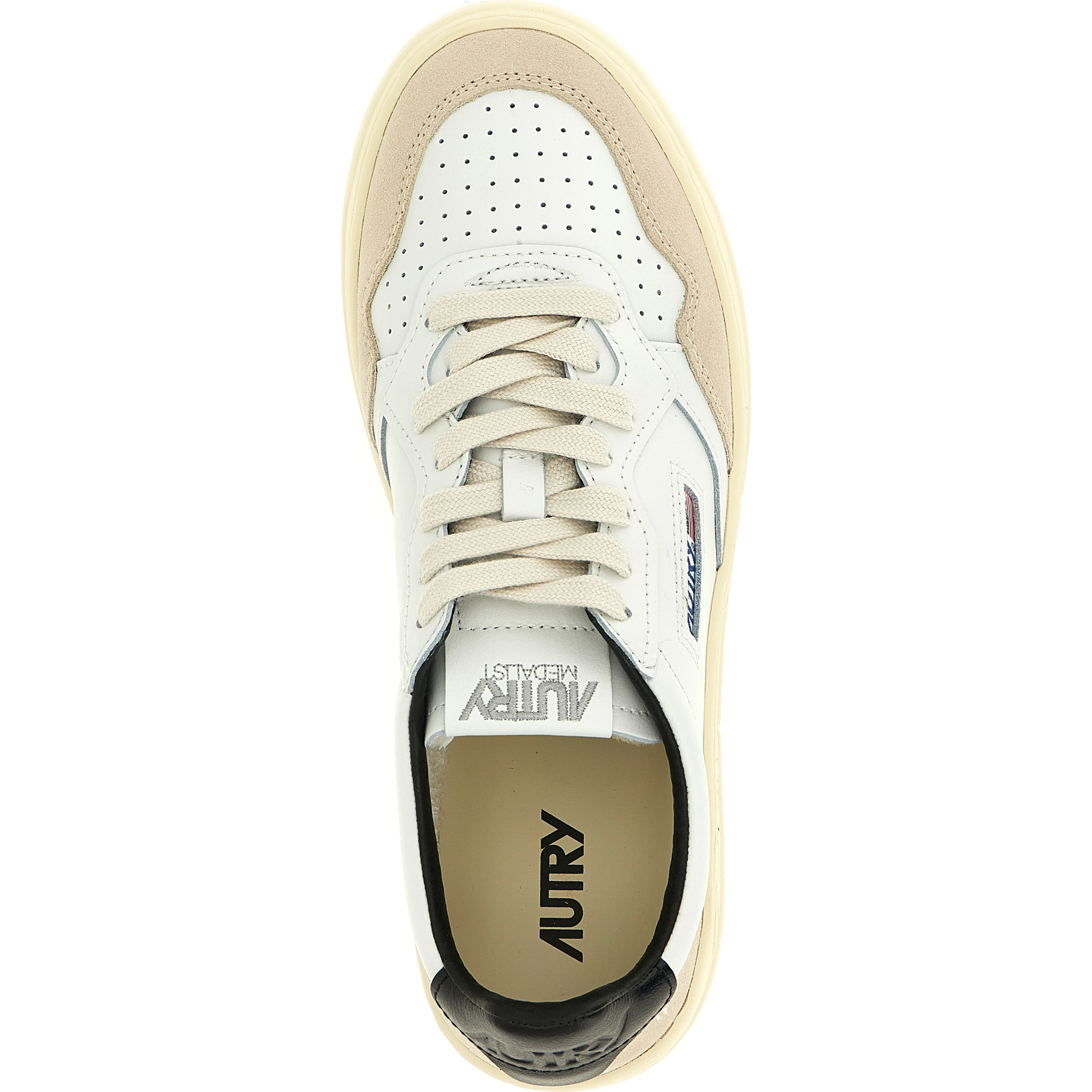 Multicolor Cowhide Athletic Sneakers