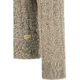 Beige Cotton Cardigan