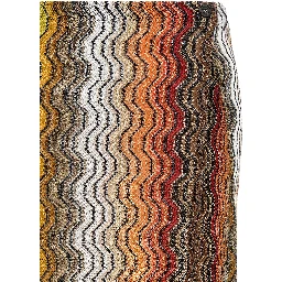 Multicolor Viscose Mini Skirt