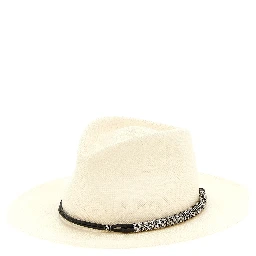 Beige Polyamide Fedora