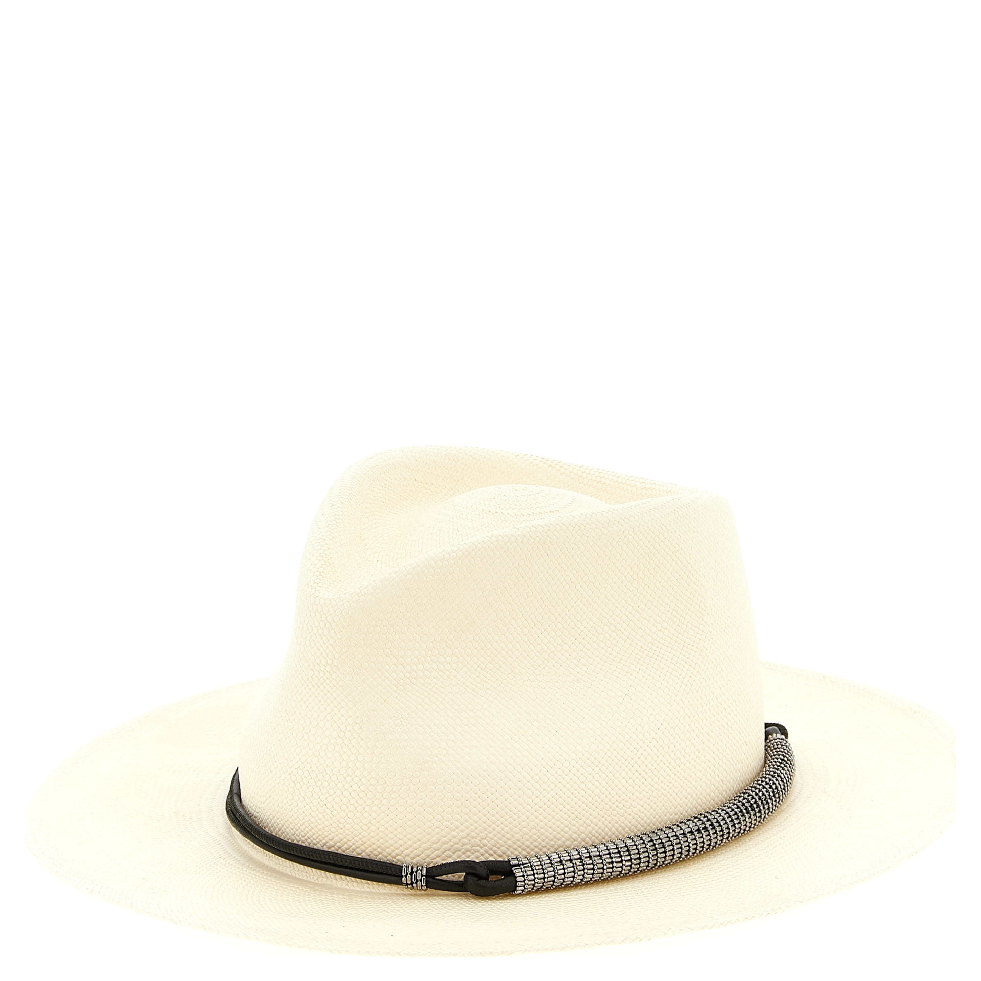 Beige Polyamide Fedora