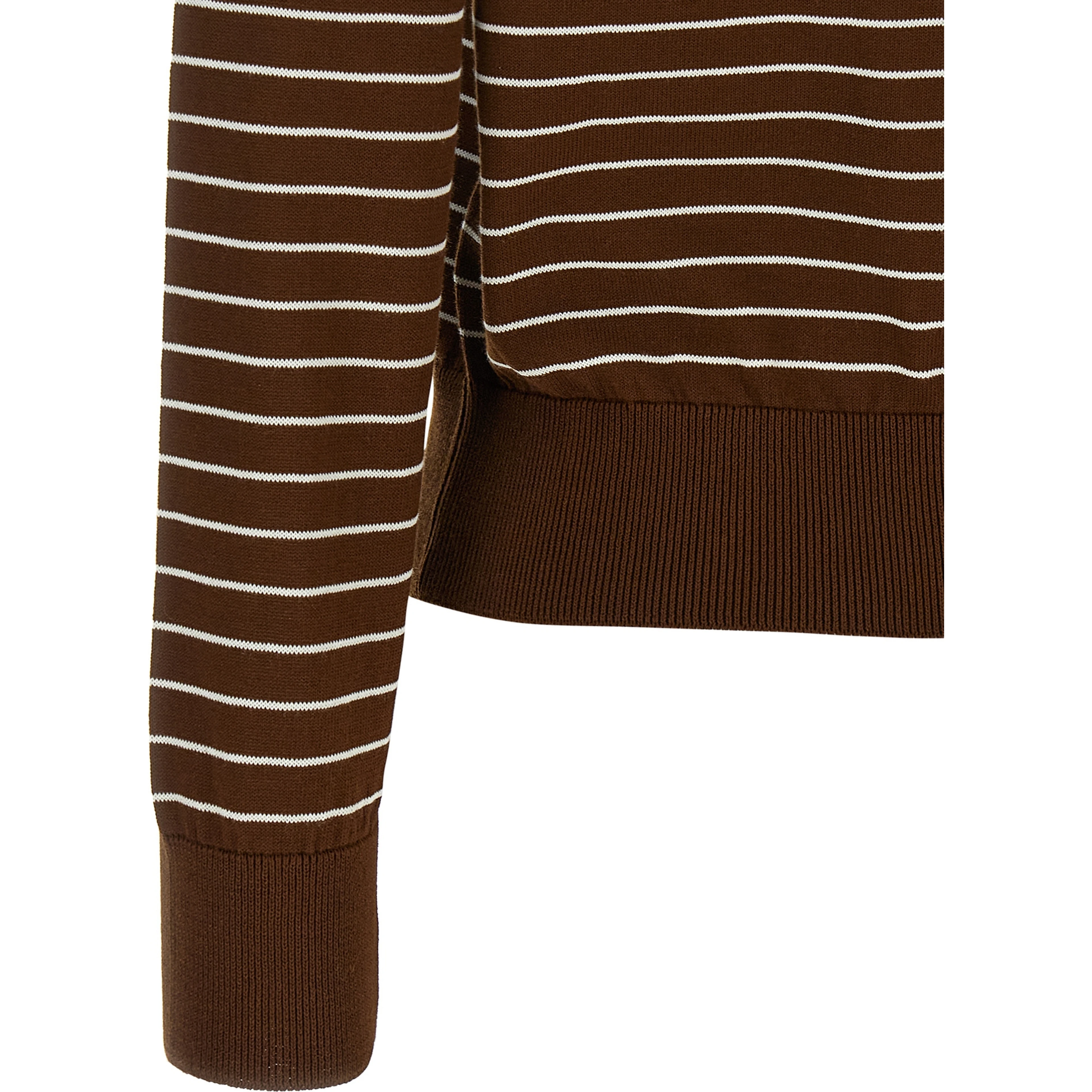 Brown Cotton Cardigan