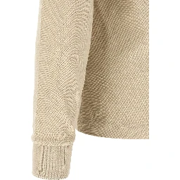 Beige Cotton Polo Shirt