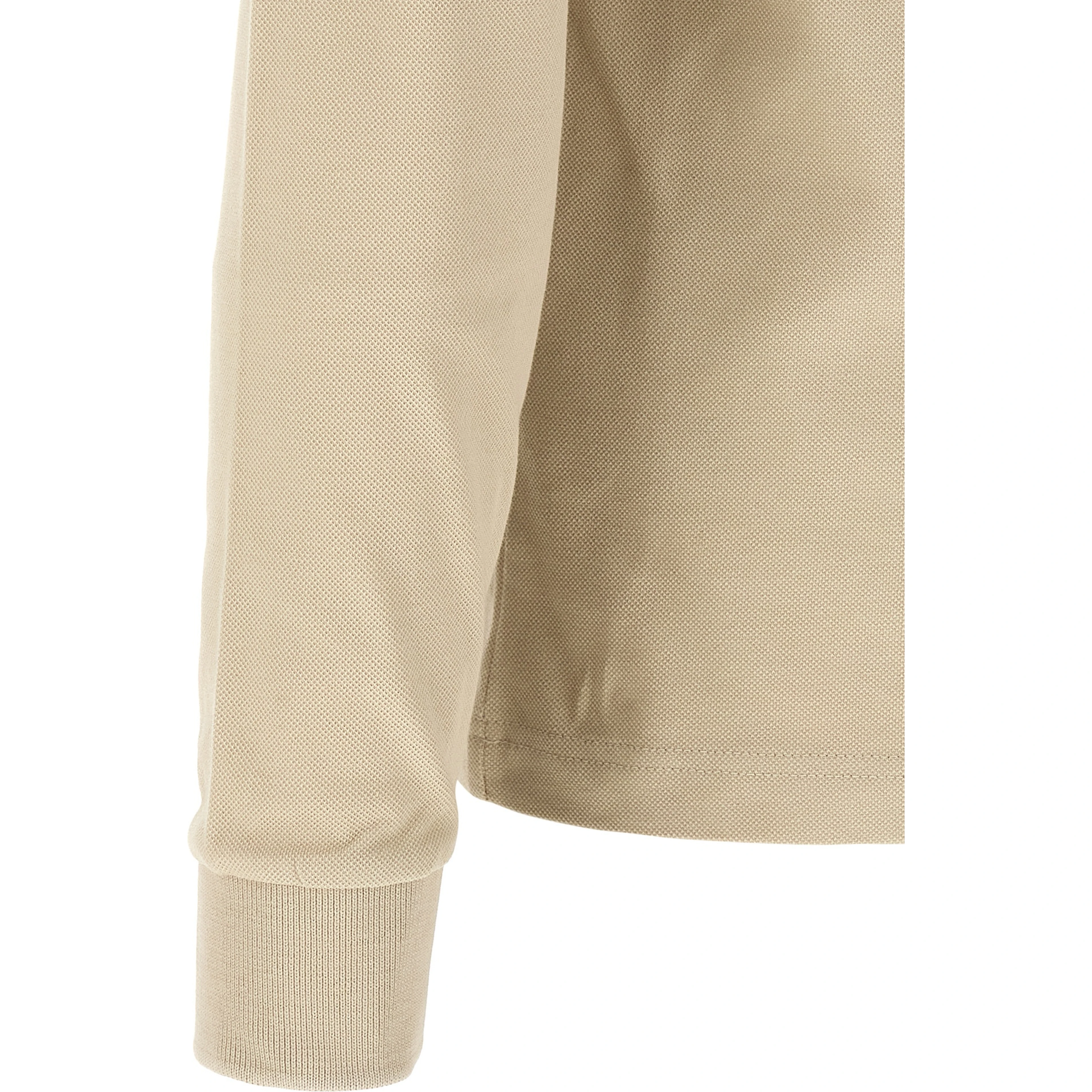 Beige Cotton Polo Shirt