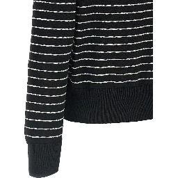 Bicolor Cotton Cardigan