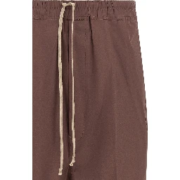 Brown Cotton Bermuda Shorts