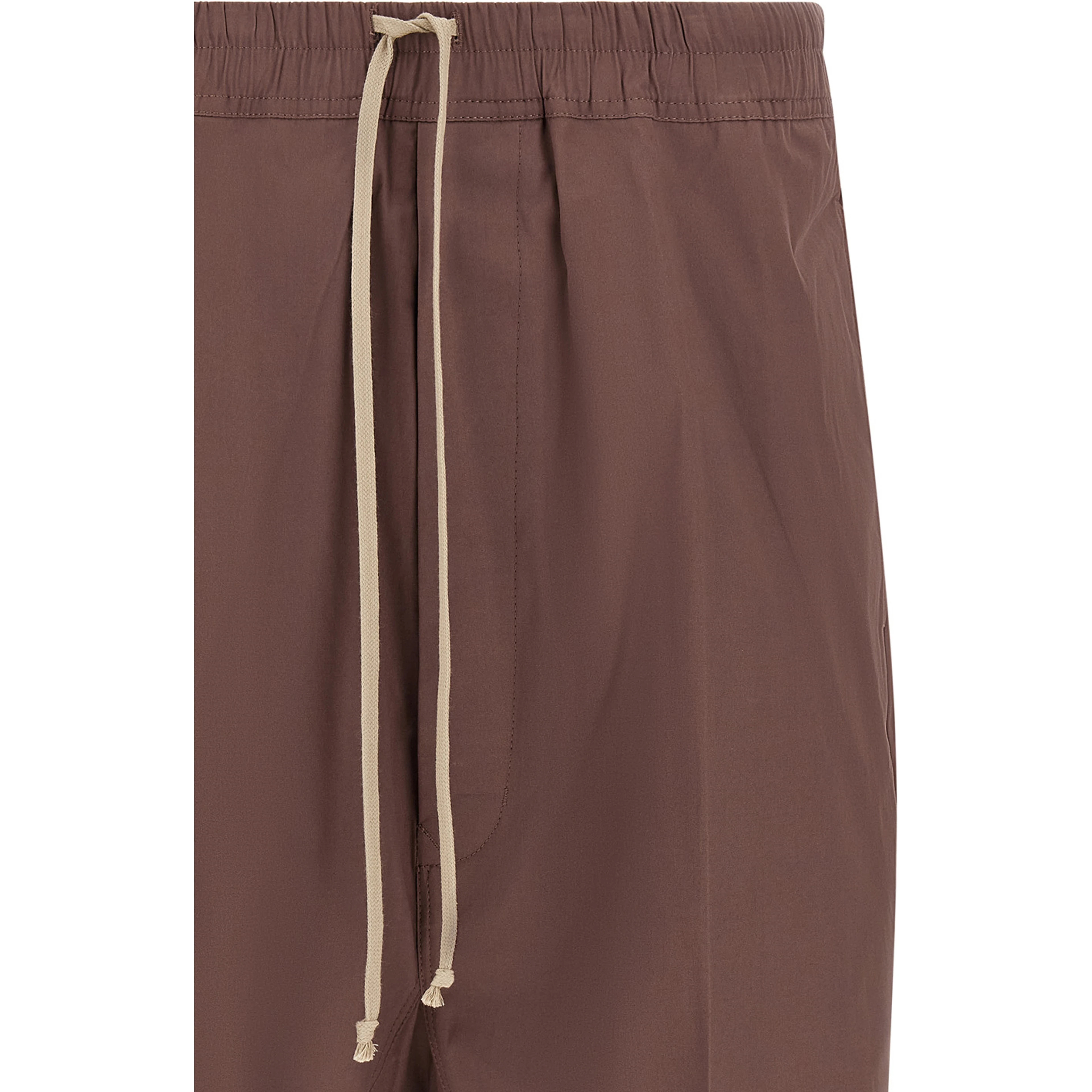Brown Cotton Bermuda Shorts