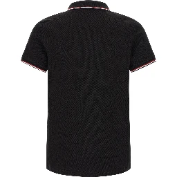 Black Cotton Polo Shirt