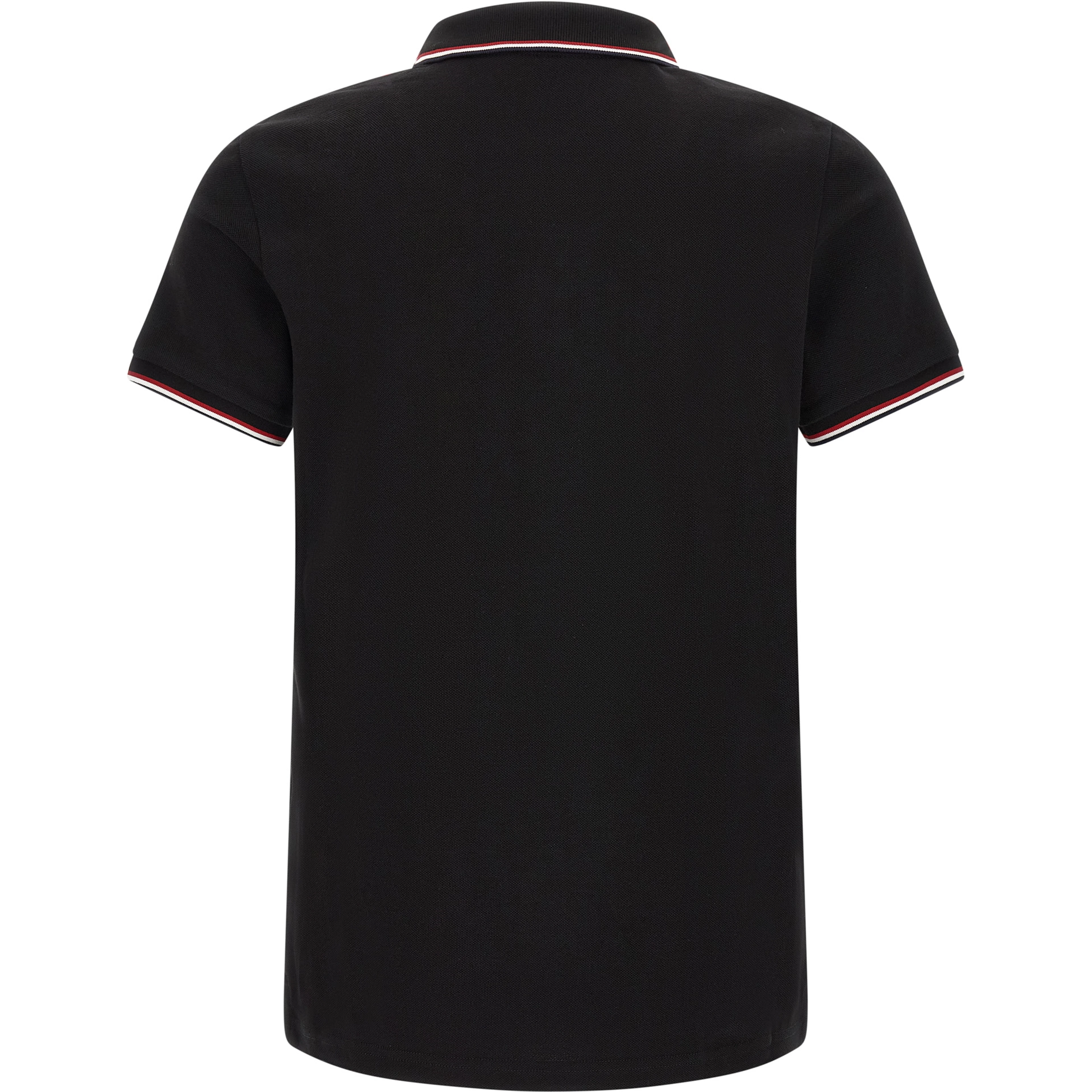 Black Cotton Polo Shirt