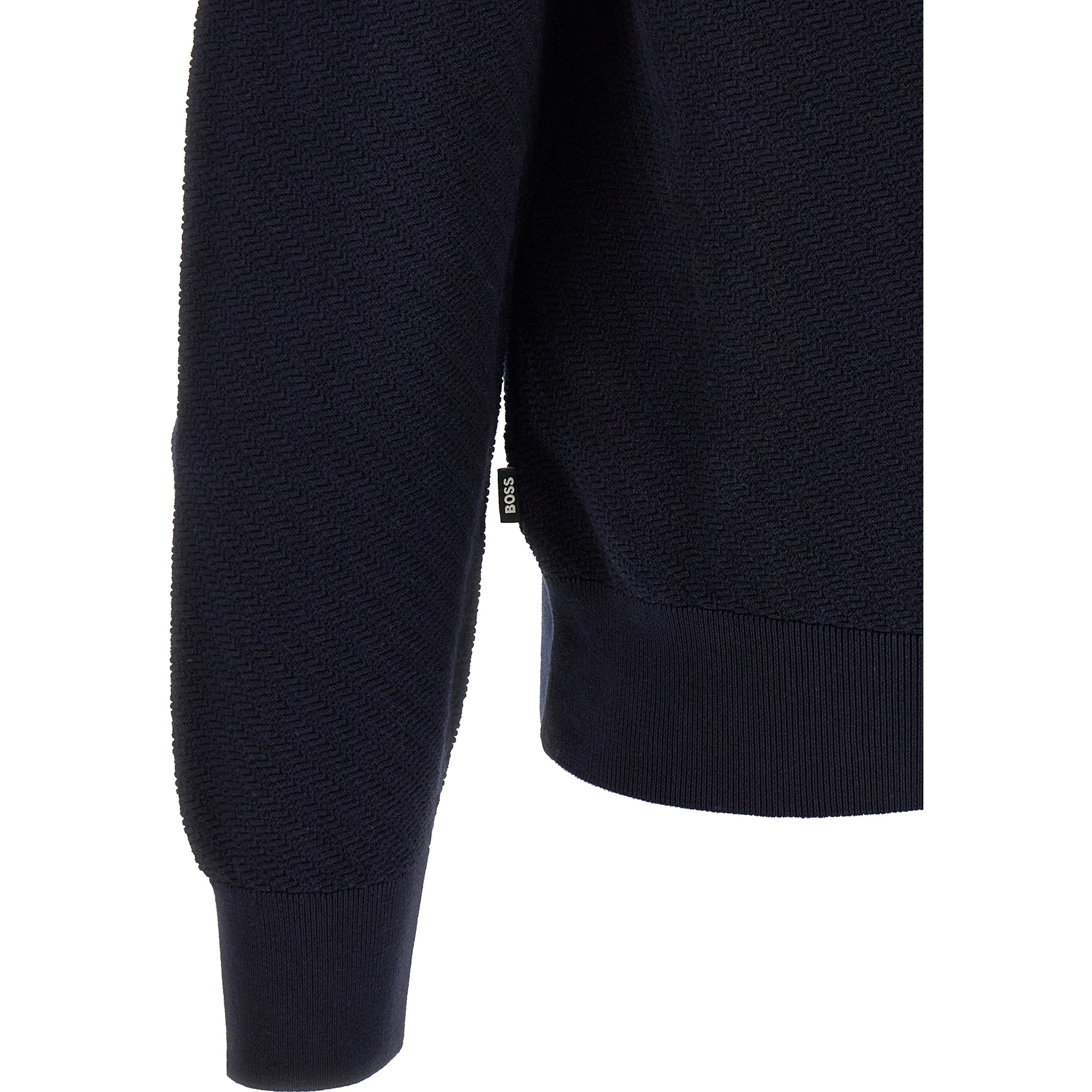 Blue Cotton Polo Shirt