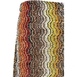 Multicolor Viscose Mini Skirt