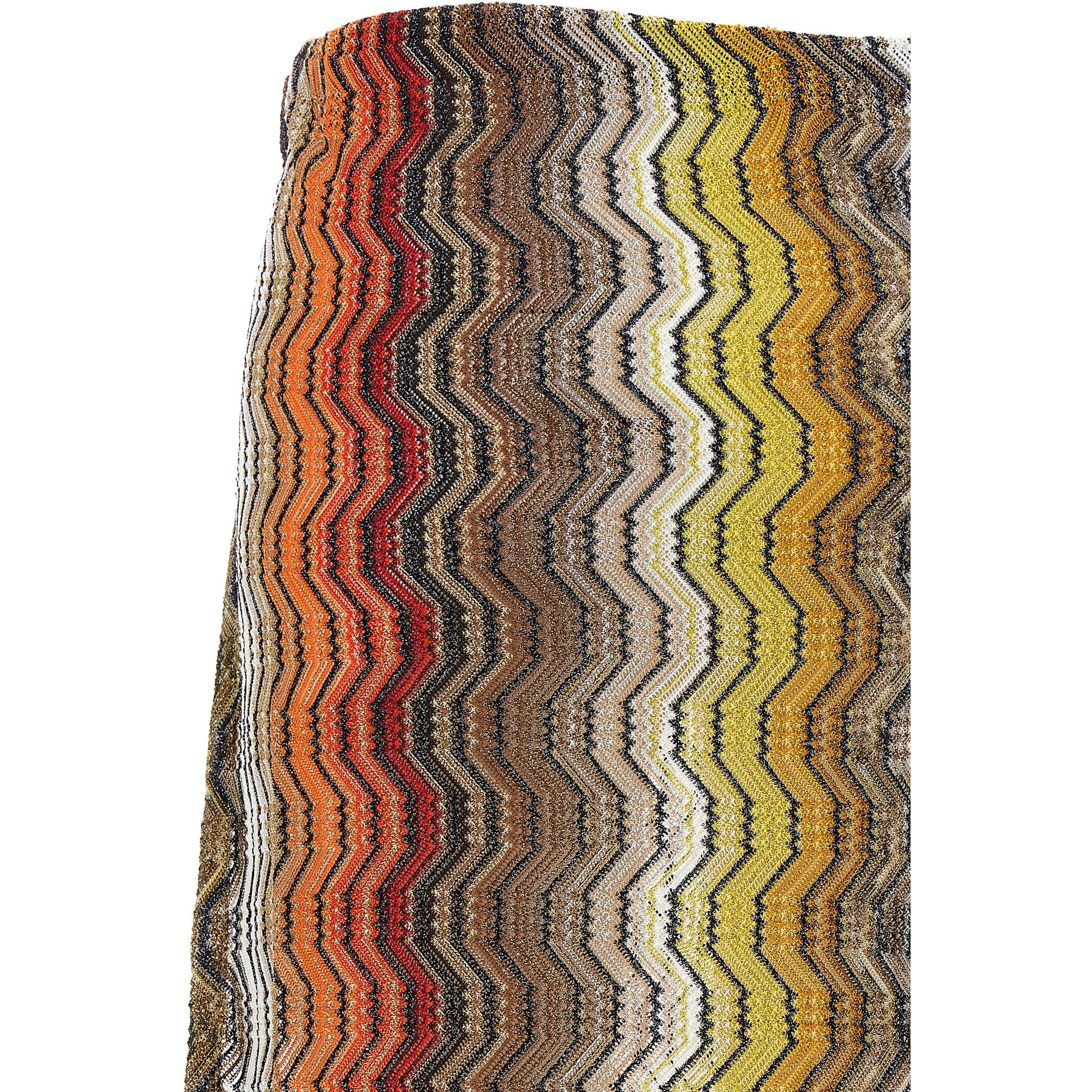 Multicolor Viscose Mini Skirt