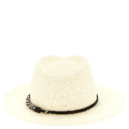 Beige Polyamide Fedora