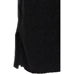 Black Cotton Bermuda Shorts