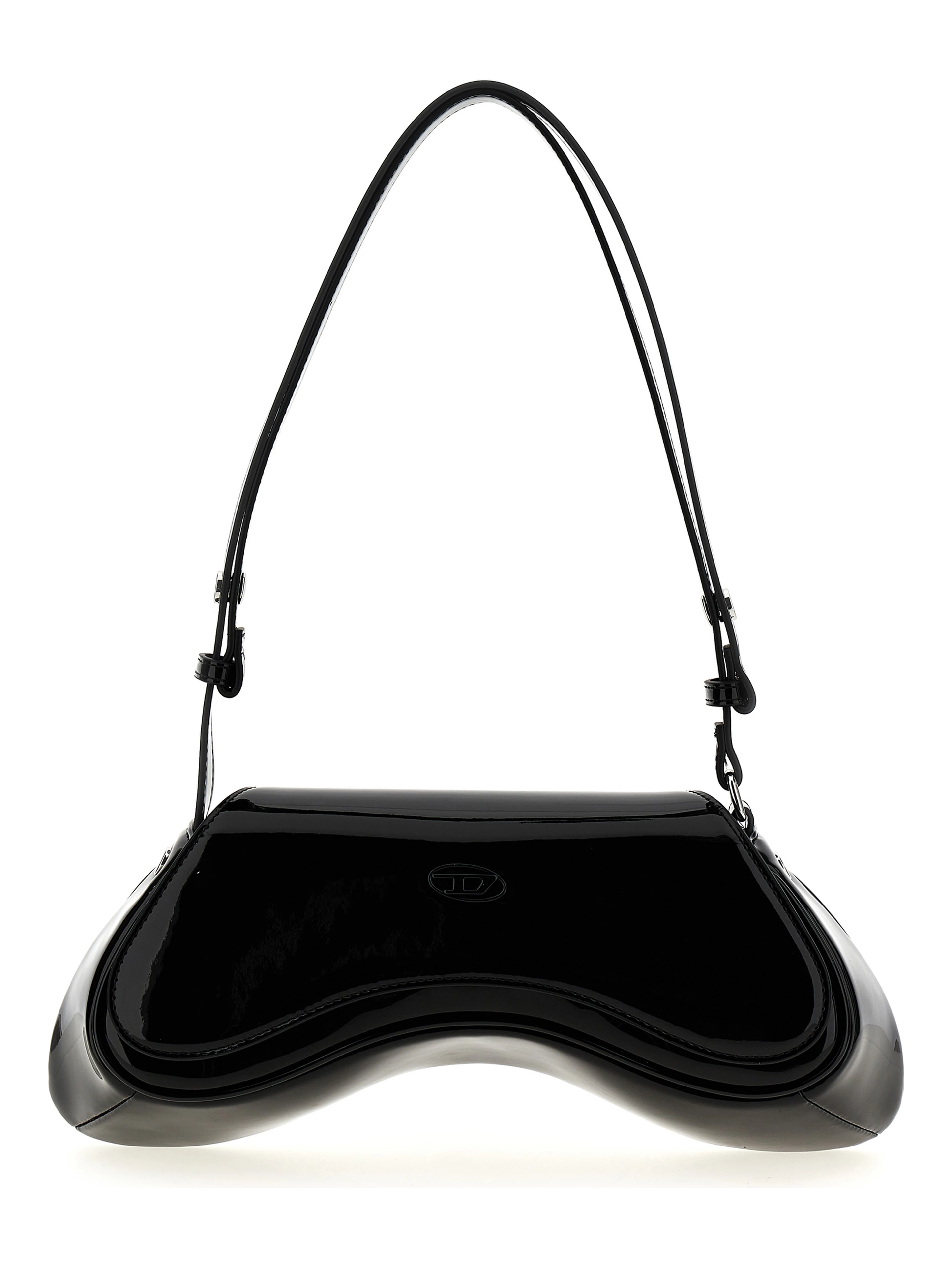 Black Polyethylene Shoulder Bag