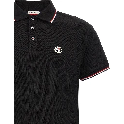 Black Cotton Polo Shirt