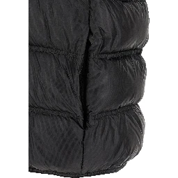 Black Polyamide Sleeveless Jacket