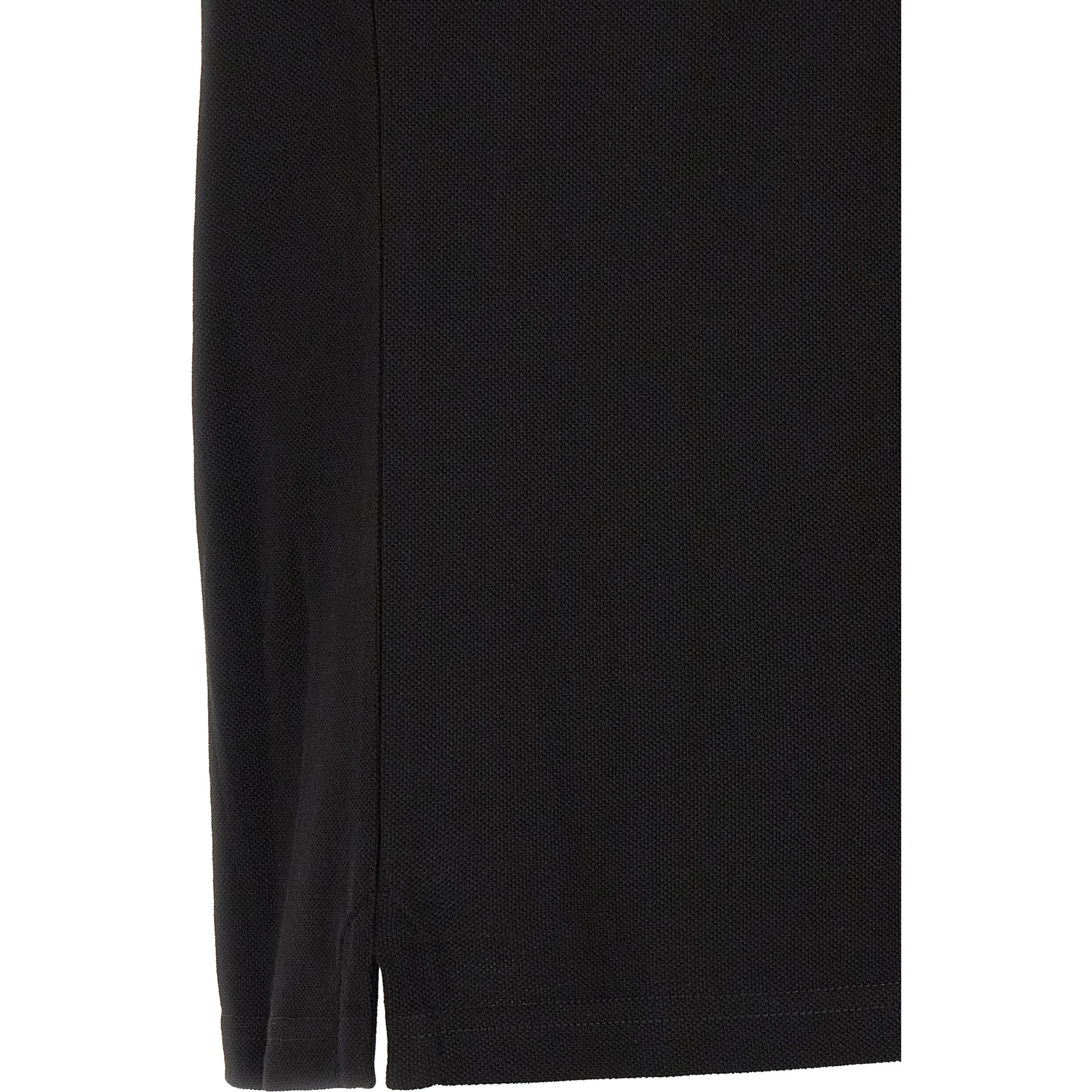 Black Cotton Polo Shirt