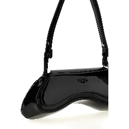 Black Polyethylene Shoulder Bag