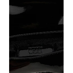 Black Polyethylene Shoulder Bag