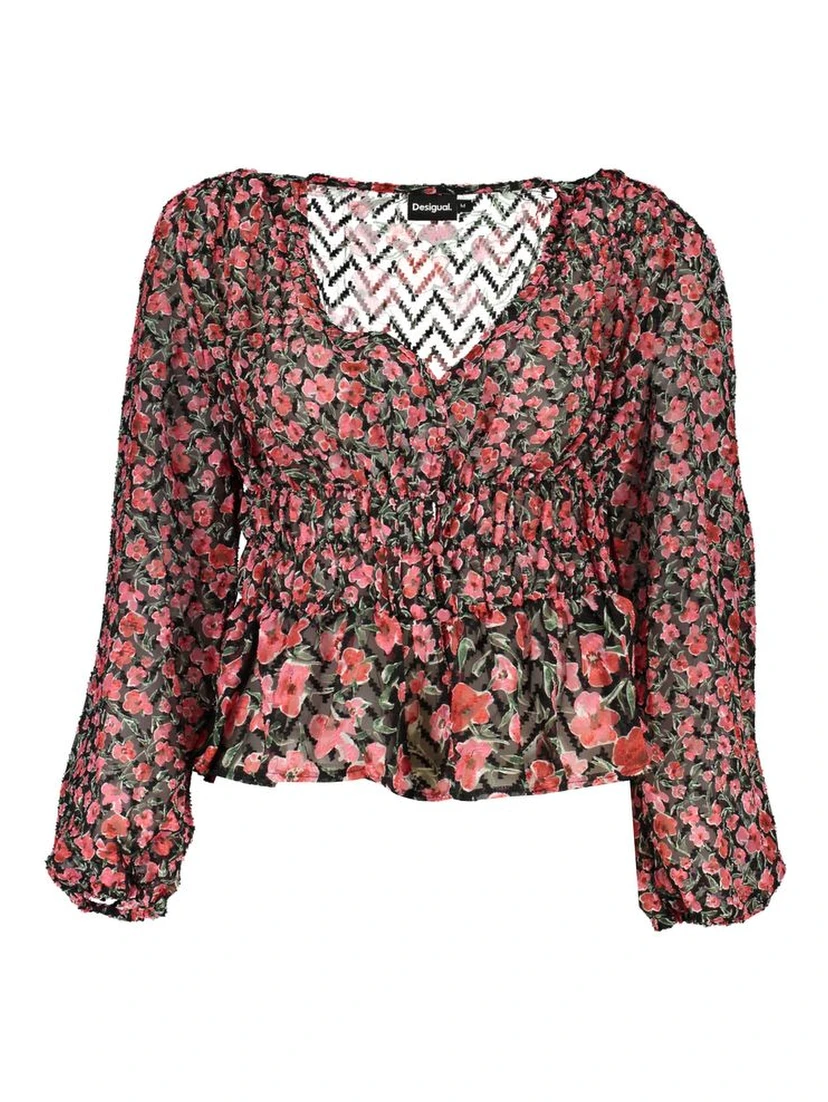Rosa Polyester Woman Blouse