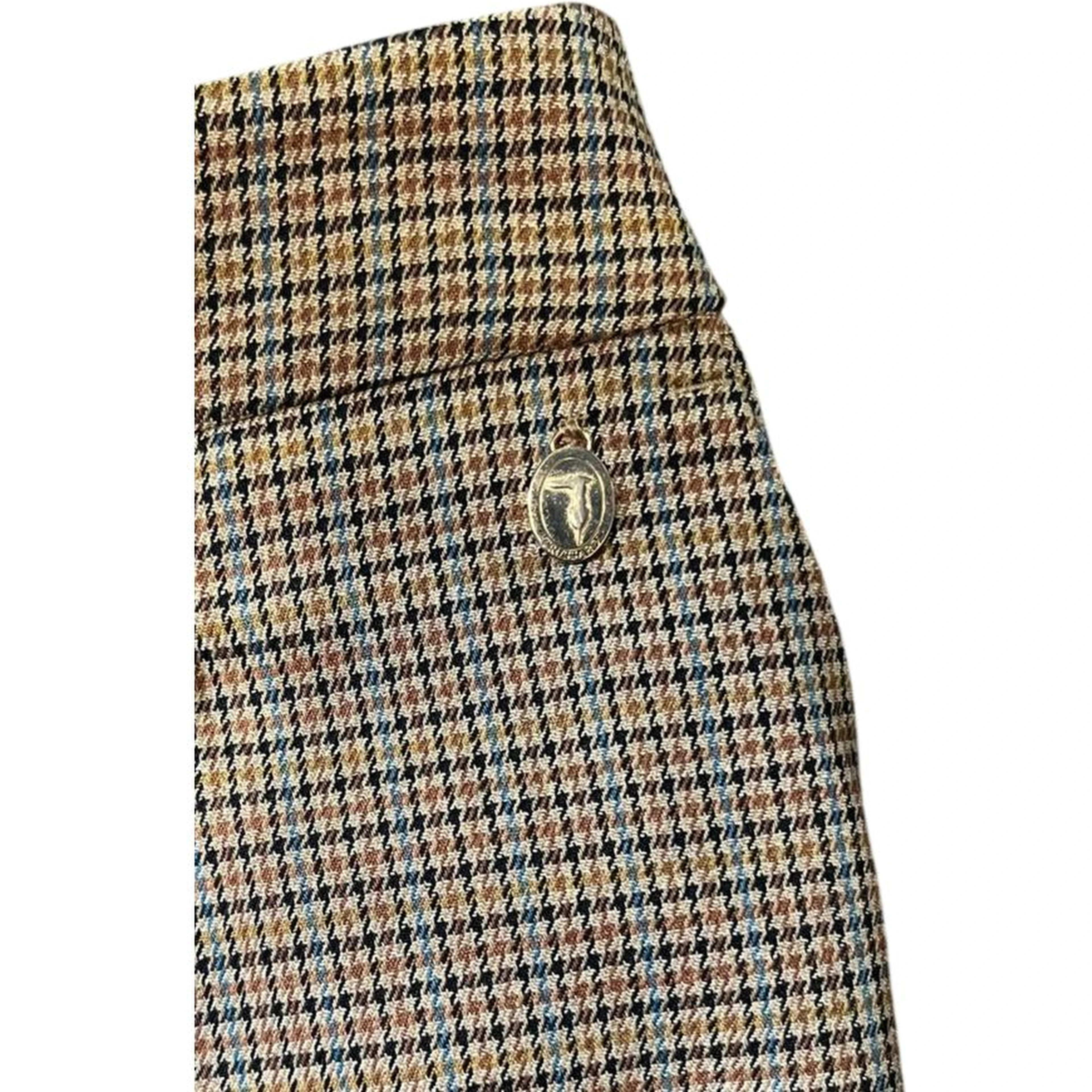 Brown Viscose Women Shorts