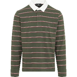 Etro L/S Striped Polo