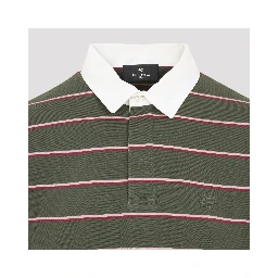 Etro L/S Striped Polo