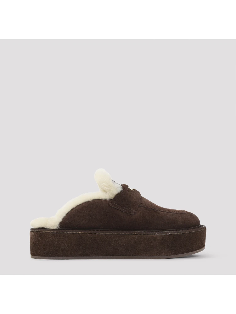 Miu Miu Suede Sabot