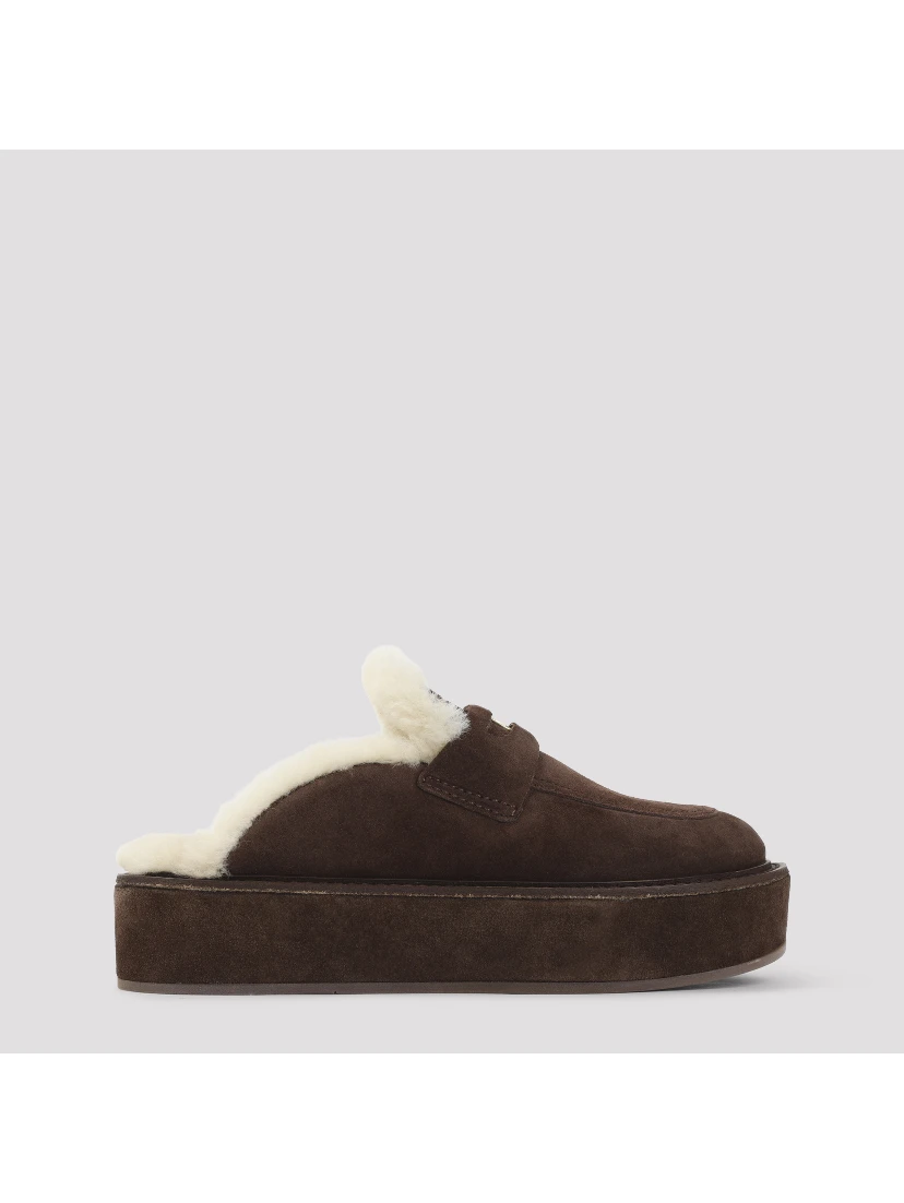 Miu Miu Suede Sabot