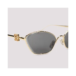 Loewe Eyewear Anagram Metal Hexagon Sunglasses