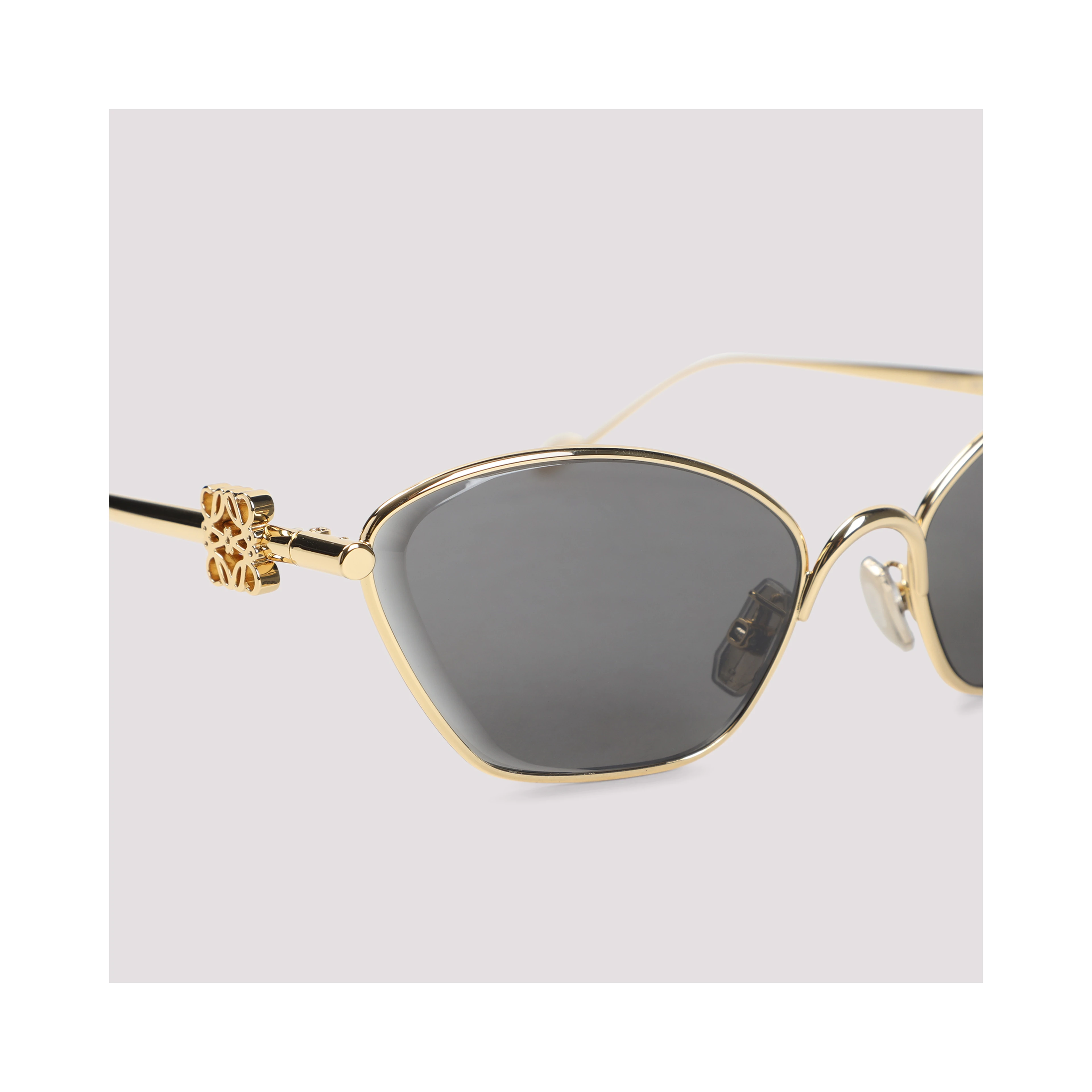 Loewe Eyewear Anagram Metal Hexagon Sunglasses