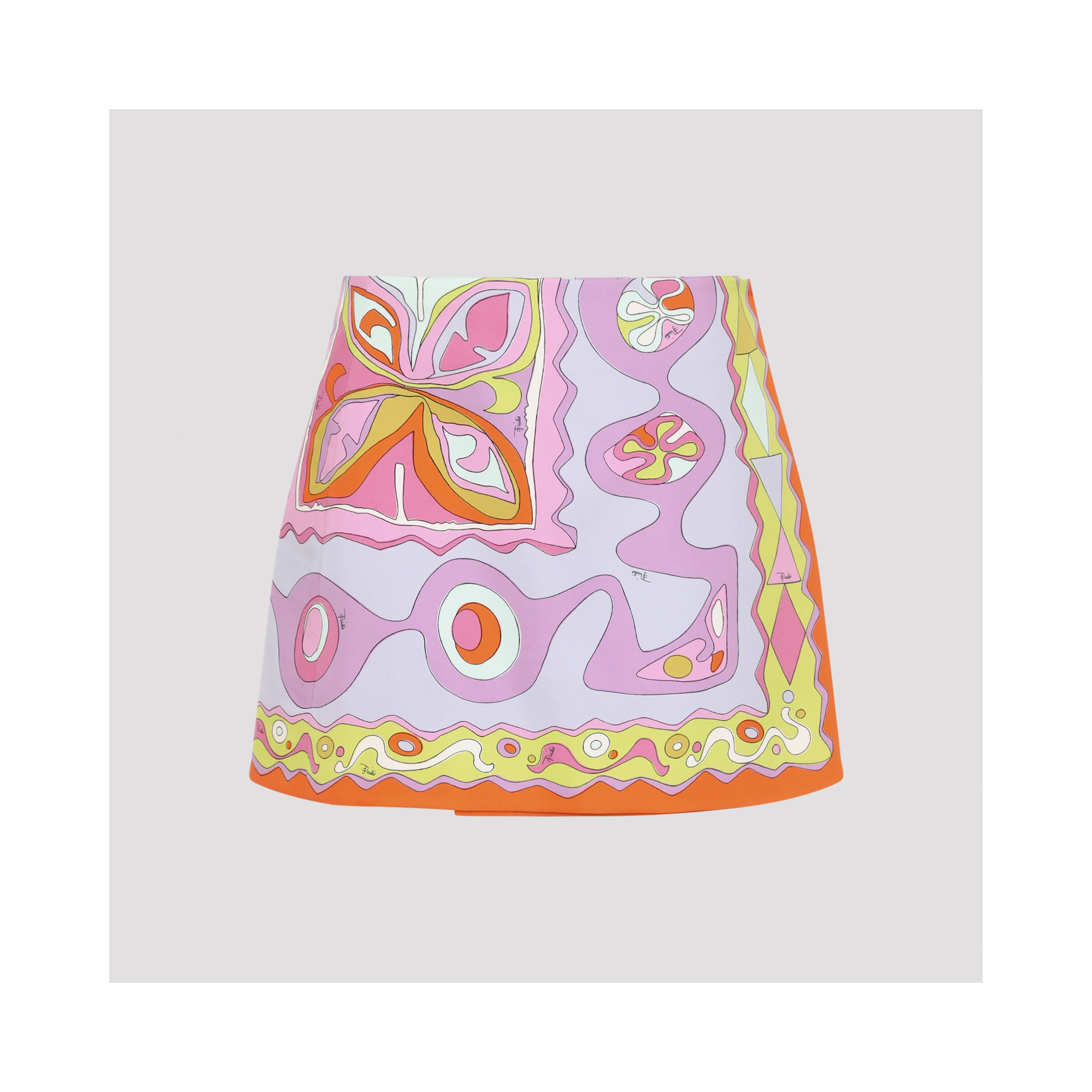 Pucci Silk Twill Skirt