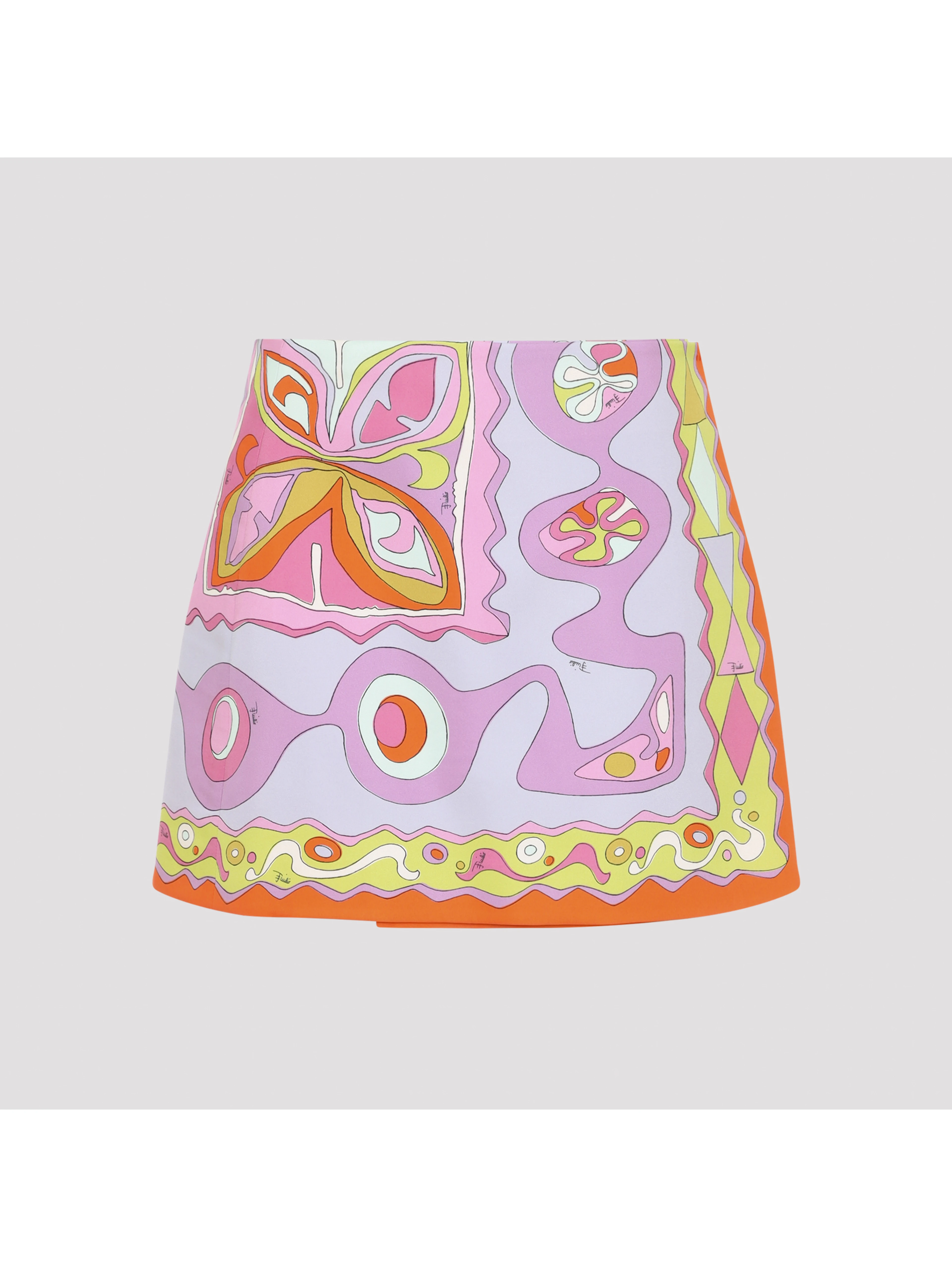 Pucci Silk Twill Skirt