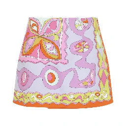 Pucci Silk Twill Skirt