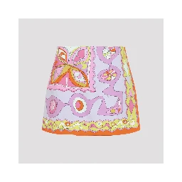 Pucci Silk Twill Skirt
