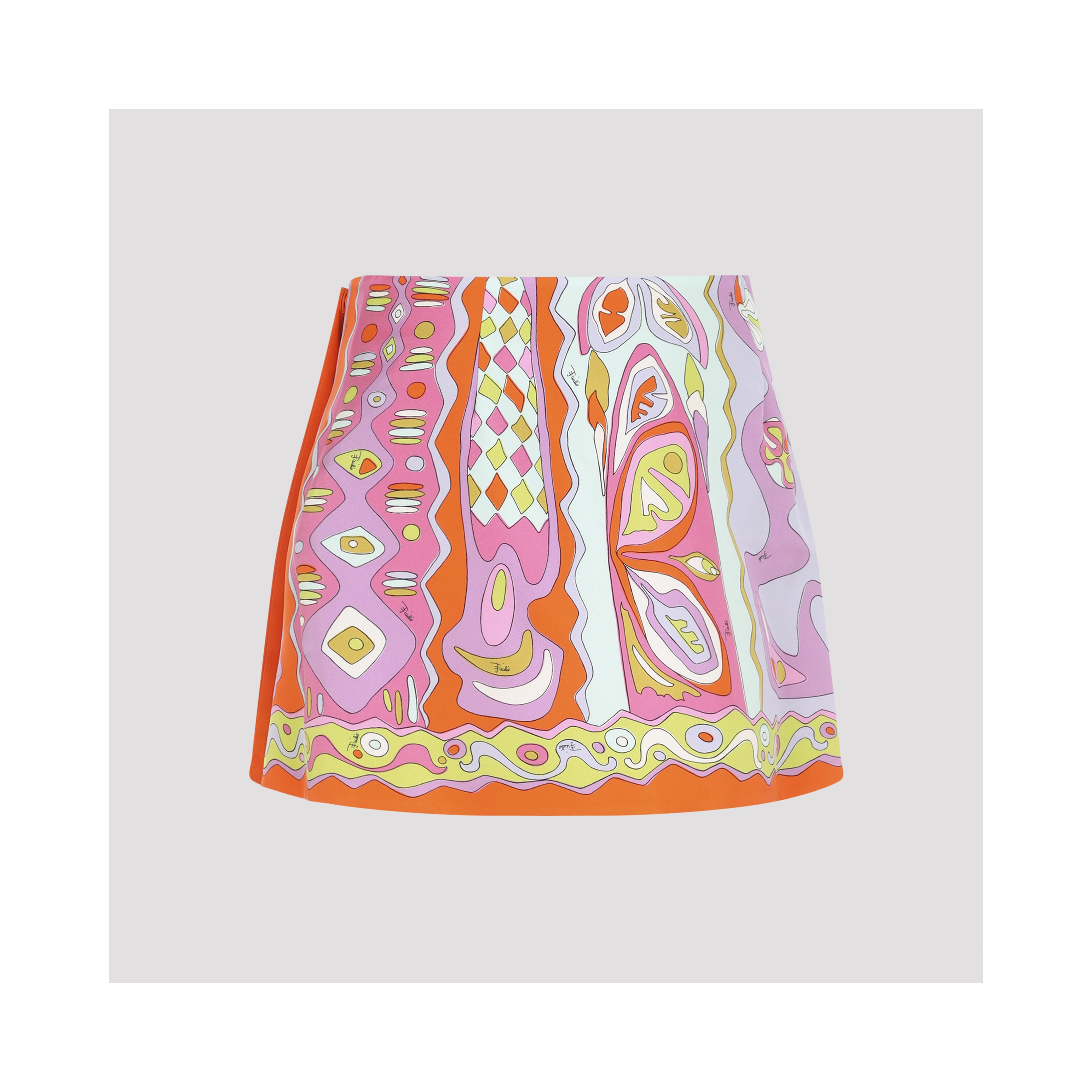 Pucci Silk Twill Skirt