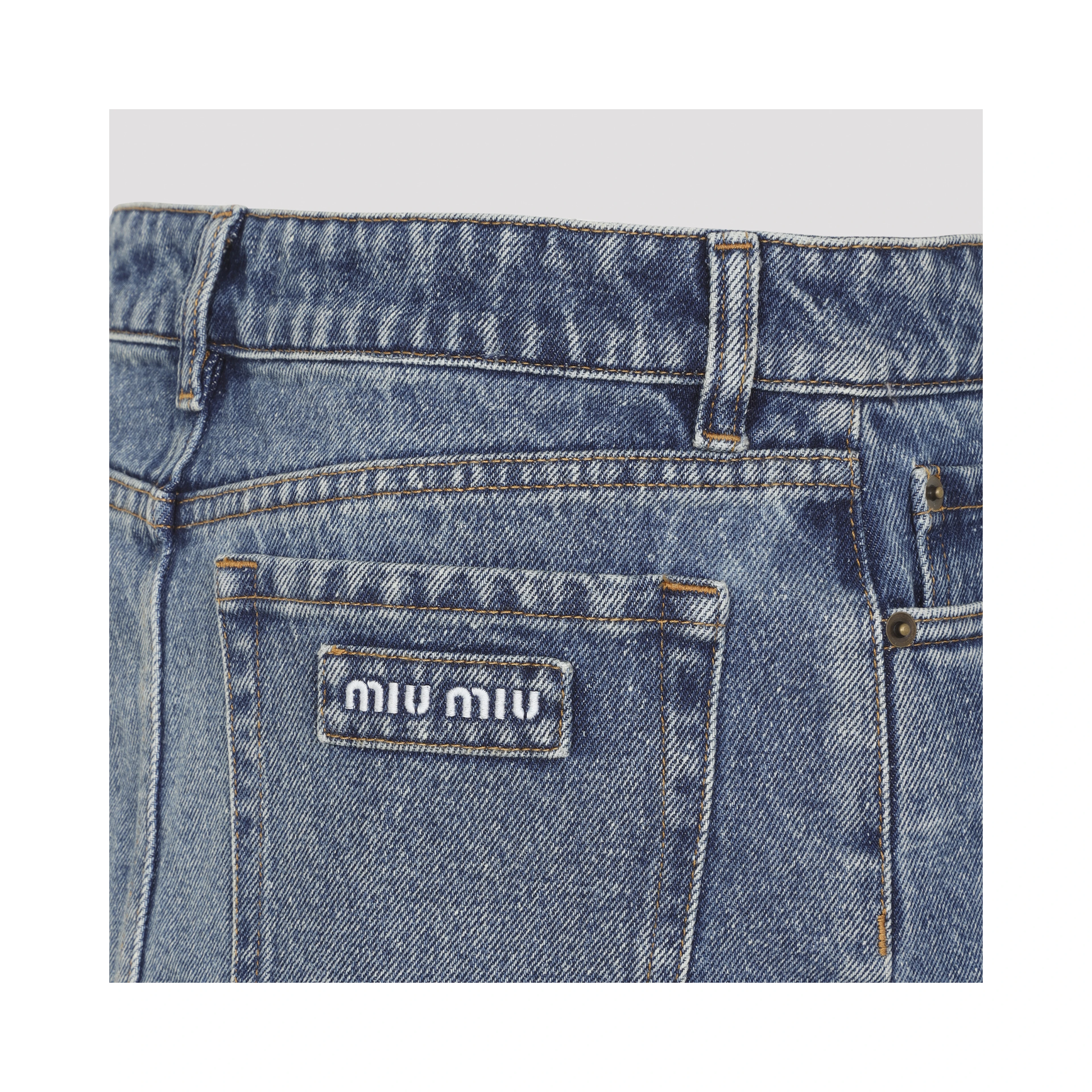 Miu Miu Denim Skirt