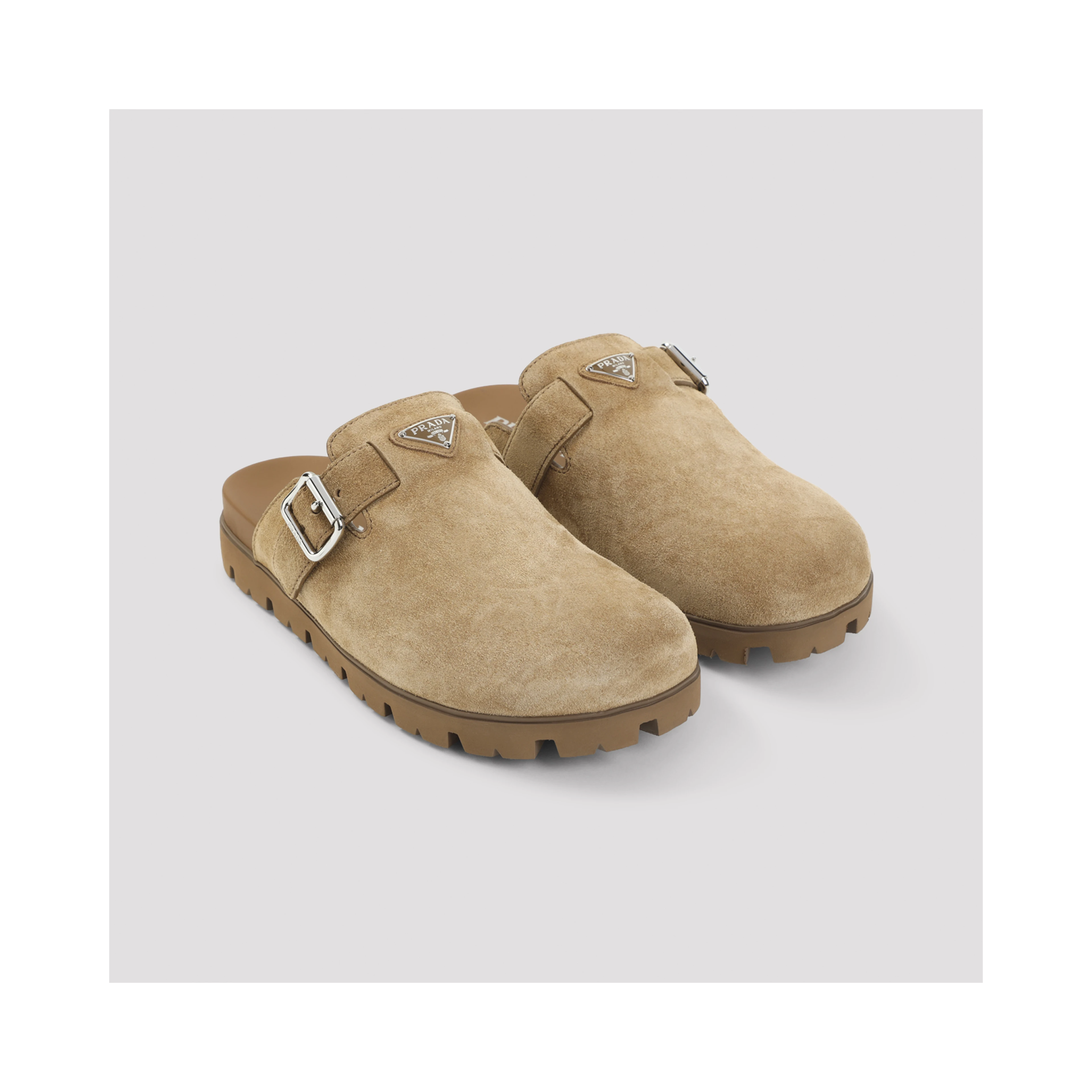 Prada Suede Sabot