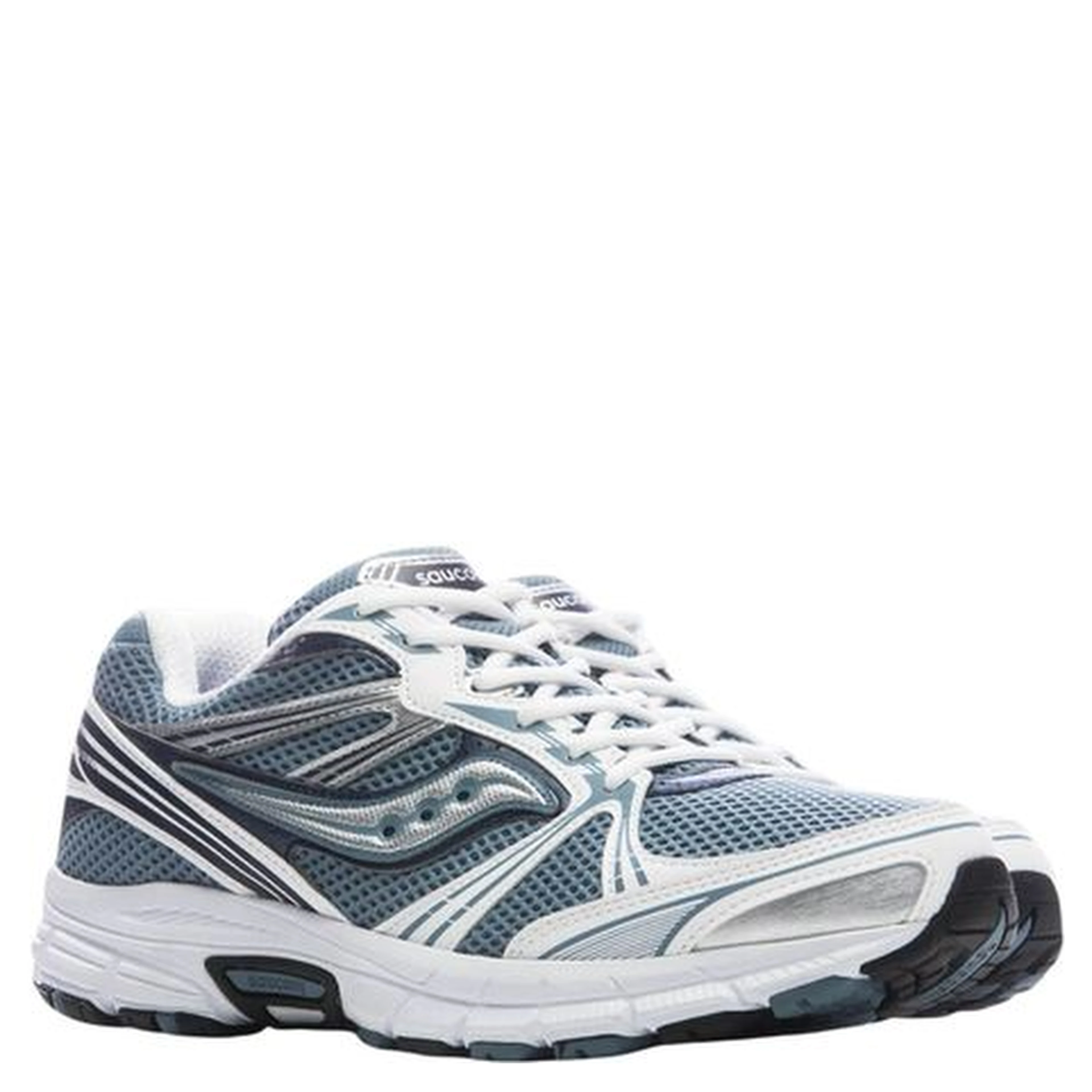 Blue Synthetic Athletic Sneakers