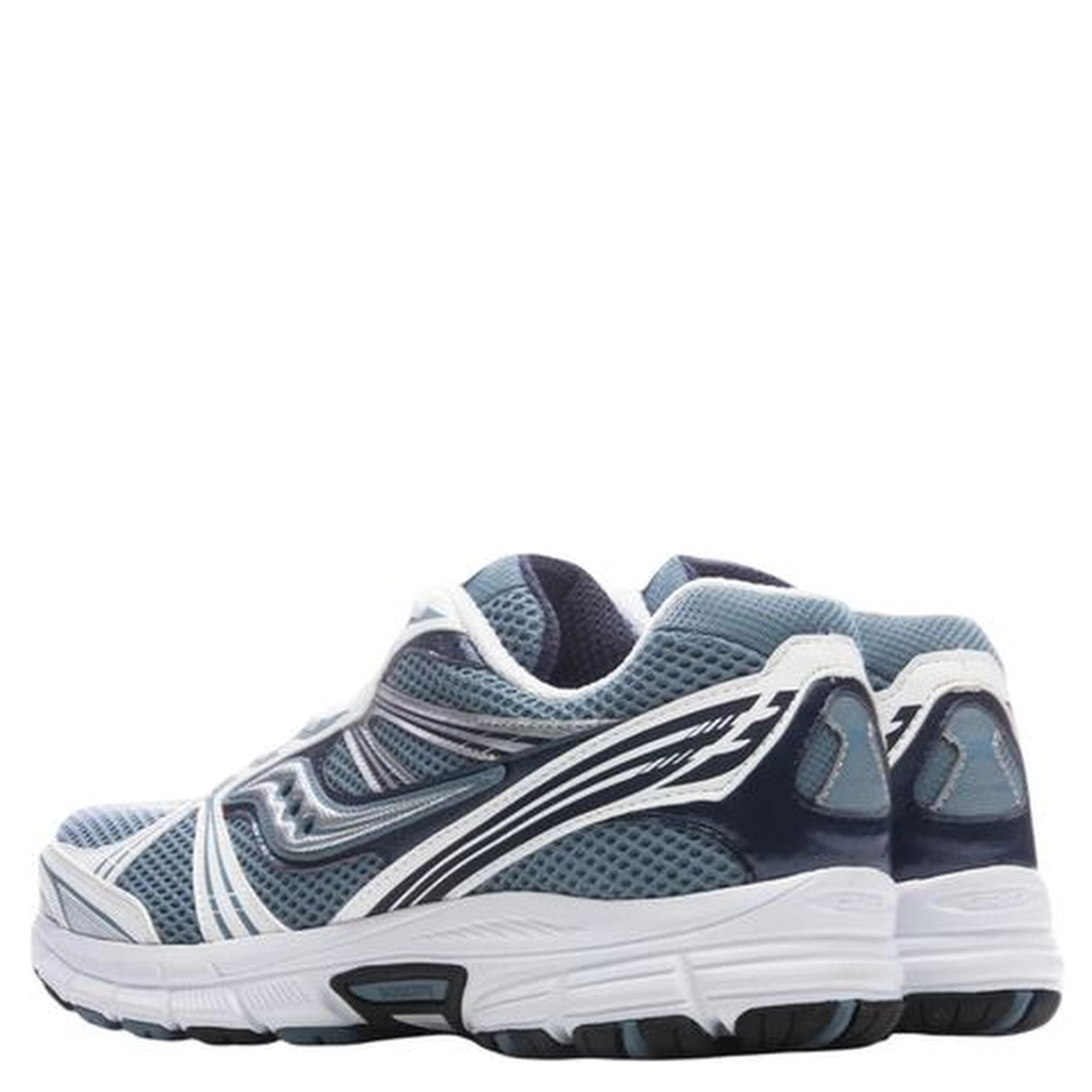 Blue Synthetic Athletic Sneakers
