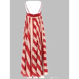 ABITO MAXI A RIGHE "ROSELIGHT"