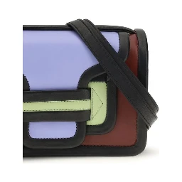 Multicolor Calf Leather Bos Taurus Shoulder Bag