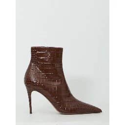 Vera 85 ankle boots in Chocolate