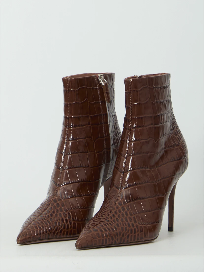 Vera 85 ankle boots in Chocolate
