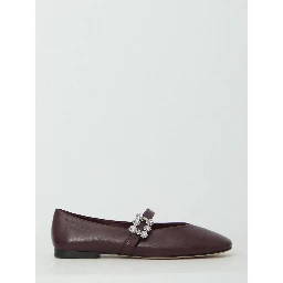 Efflorescence strap ballerina flats