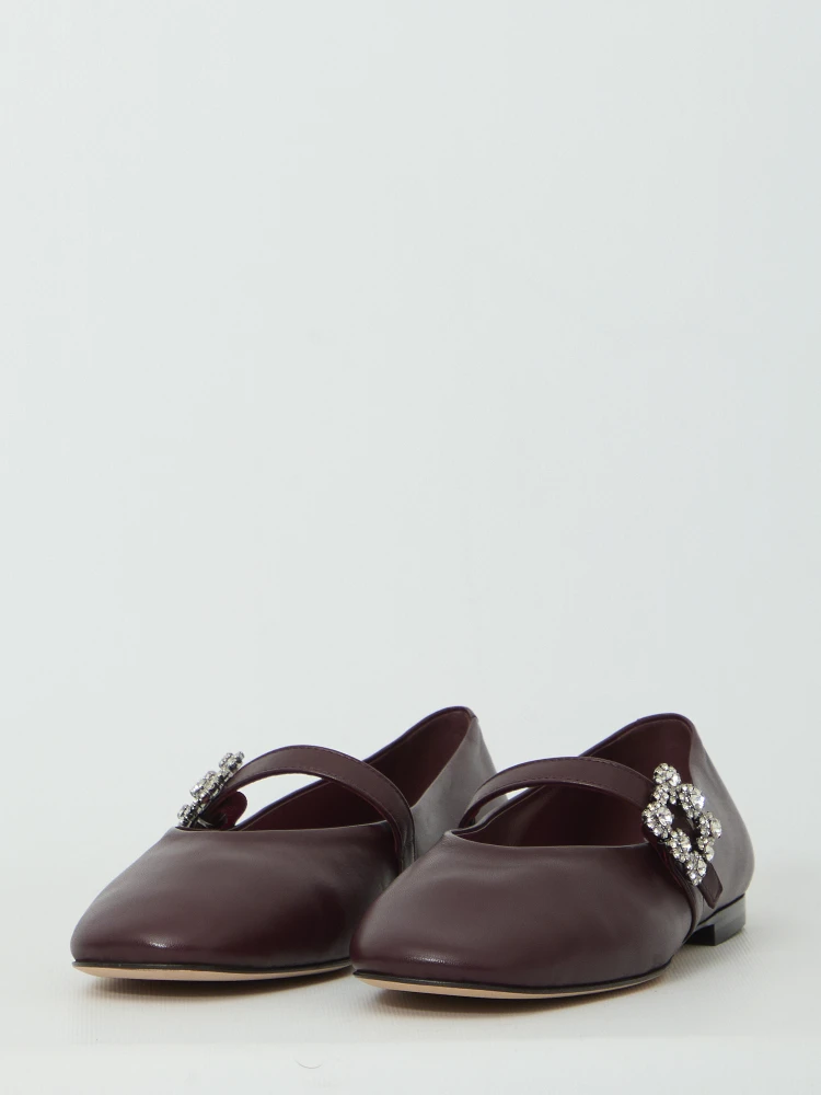 Efflorescence strap ballerina flats alternative